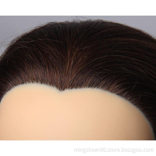 Human hair dummy mannequin head with hair training cheap